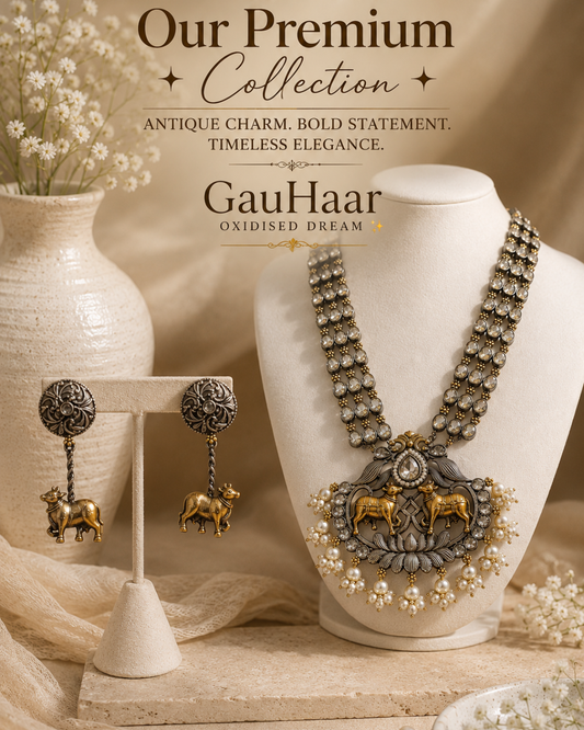 GauHaar Oxidised Dream Set