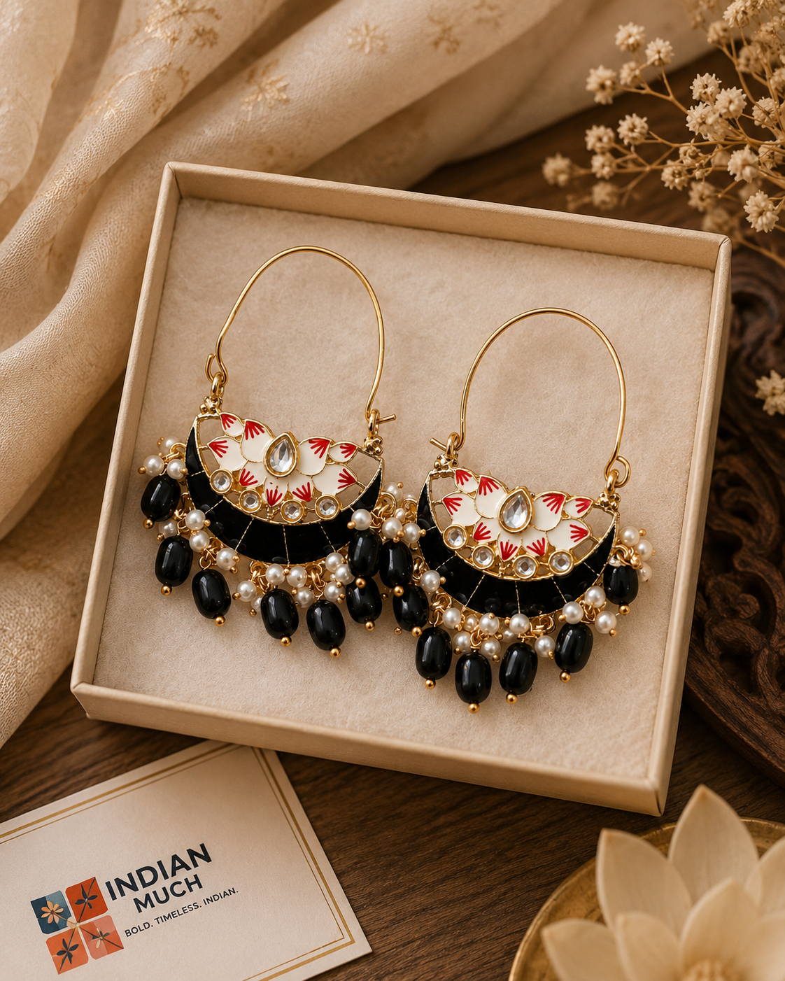 Noir Noor Earrings