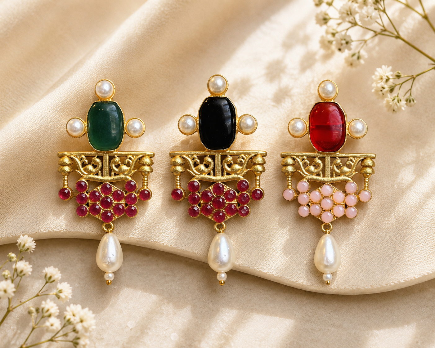 Royal Trinity Earrings