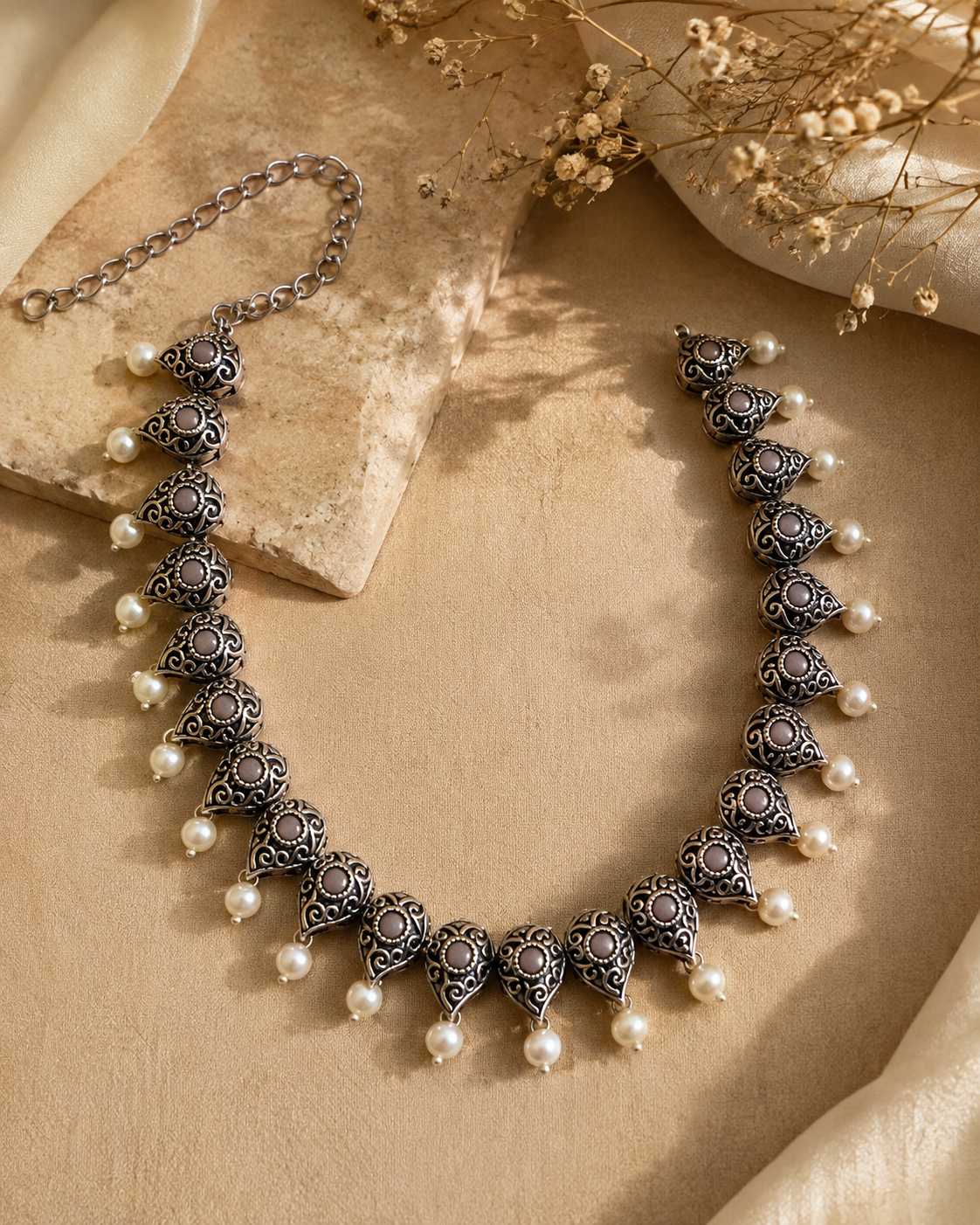 Mauve Muse Necklace Set
