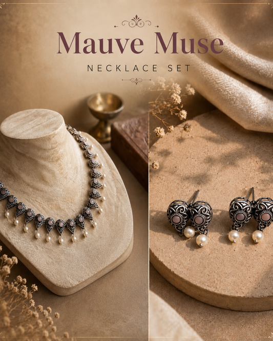 Mauve Muse Necklace Set