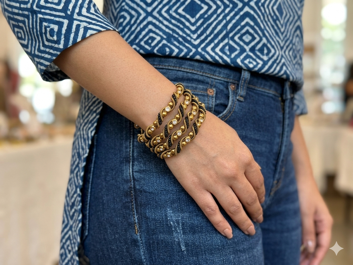 Twisted Beads Stack