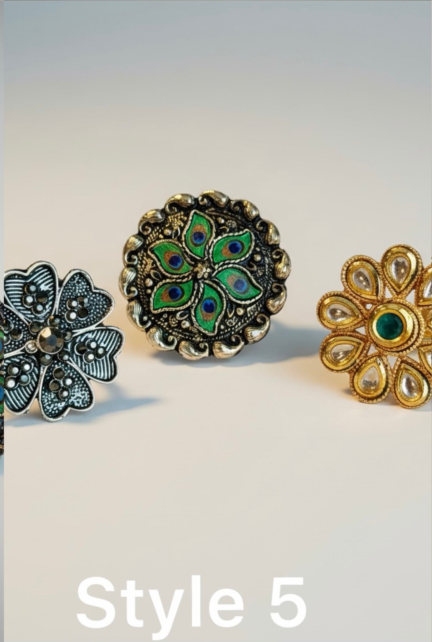 Desi Drama Ring Stack  (Set of 3)