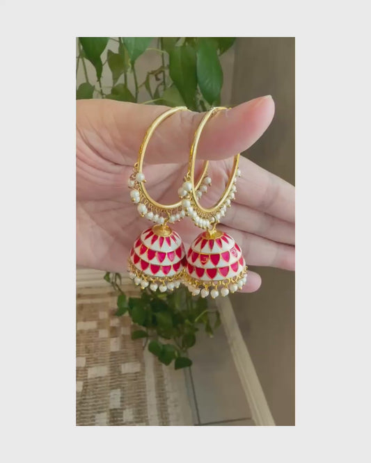 Meena Magic Jhumkas