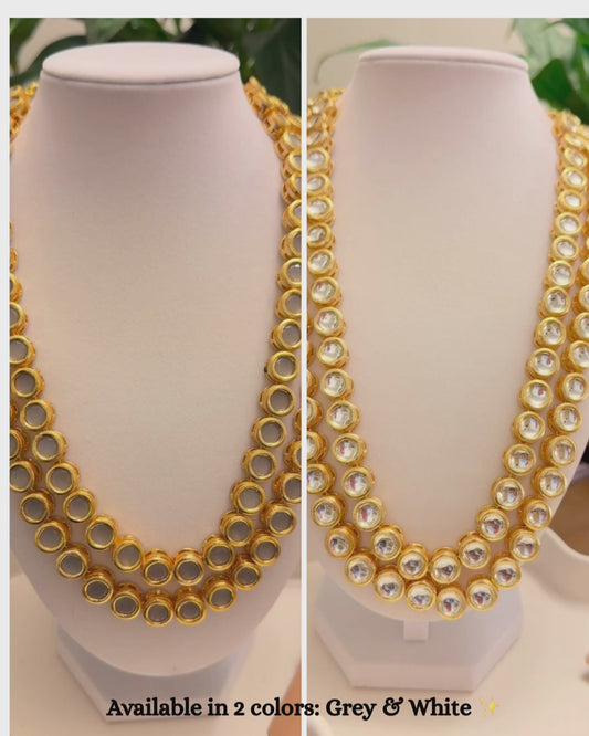 Ivory Mist Kundan Set