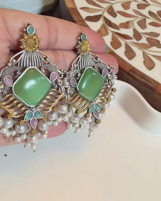 Sunheri Bloom & Pankhuri Earrings